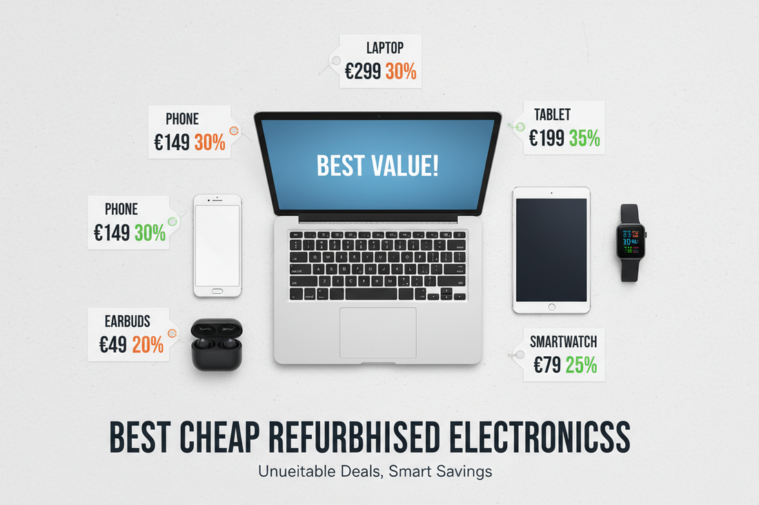 Best Cheap Refurbished Electronics in Europe 2026 – Smart Deals on Phones, Laptops, TVs & Gaming