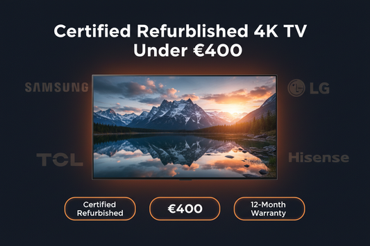 Certified Refurbished 4K TV Under €400 in Europe 2026 – Best Budget Smart TV Deals with Warranty