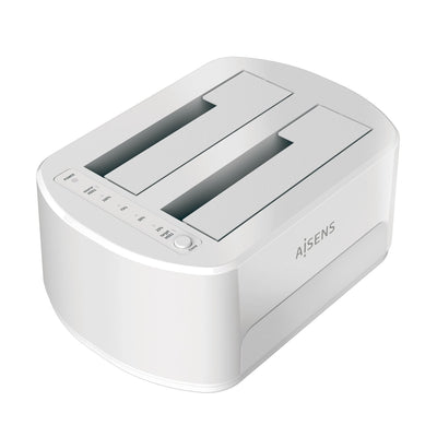 Aisens Docking Station Drives Hard USB 3.0/3.1 GEN1 - Clone - White — image 1