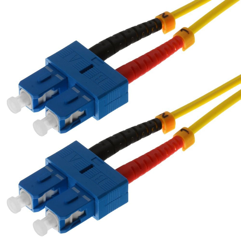 Helos Lwl Network Cable Sc/Sc Duplex 9/125?M OS2 Yellow 10,0M