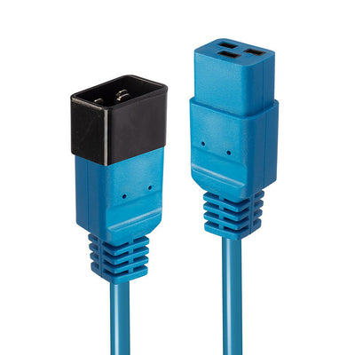 Lindy Extensión Network IEC C19 a C20 Blue 3M External a Granel — image 1