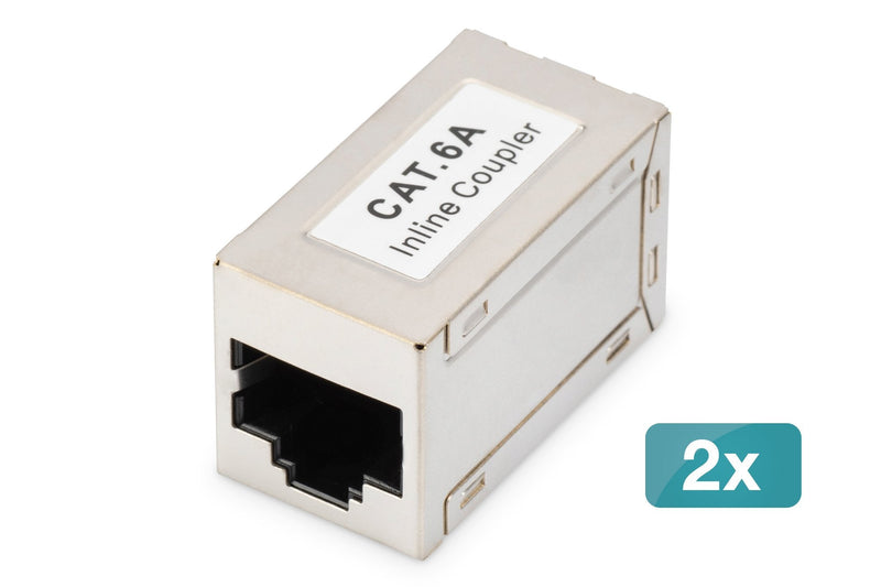 Digitus Acoplamiento Modular CAT.6A, Blindado, 2 Pieces Módulo Keystone DN-93905-2