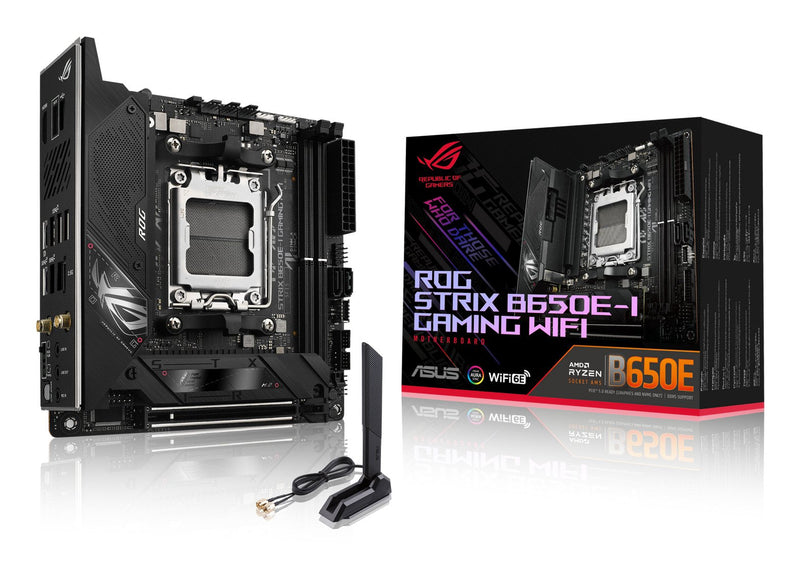 ASUS Motherboard AMD AM5 Rog Strix B650E-I Gaming Wi-Fi