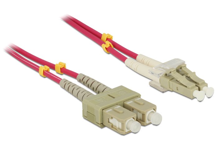 Delock Cable Fibre Optic Lc Sc Multimode OM4 1M