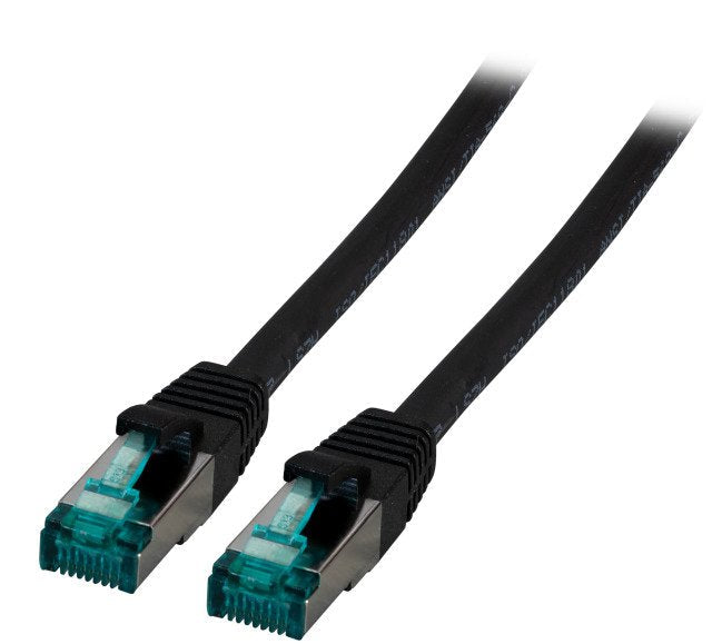 Efb RJ45 Network Cable S/FTP, CAT.6A, Lszh, 0,5M, Black