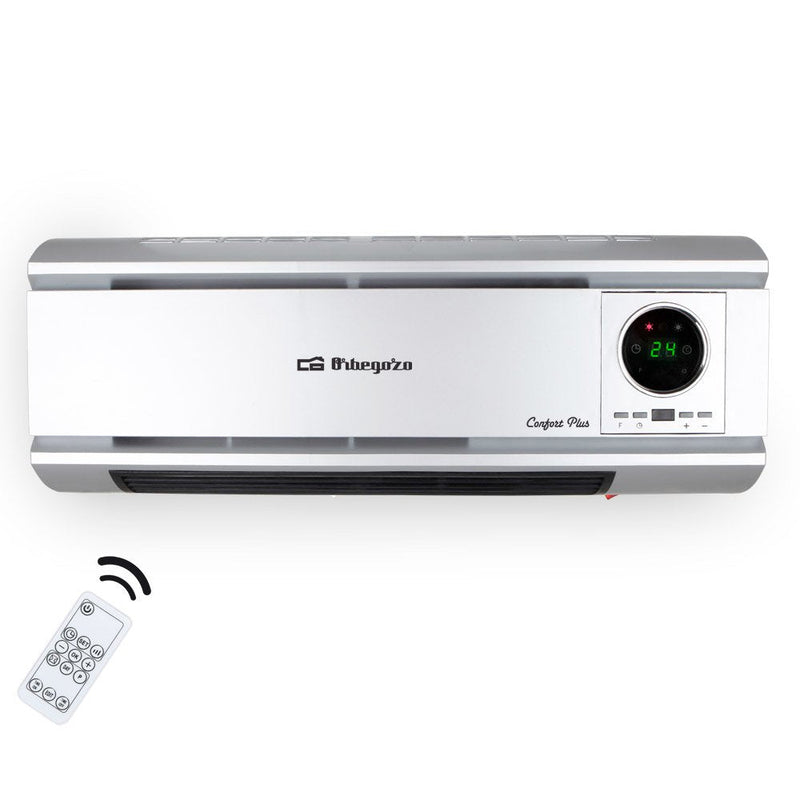 Orbegozo Split Heater Wall Ceramico - Calor Uniforme And Saludable - Programable Diario And Semanal - Deteccio