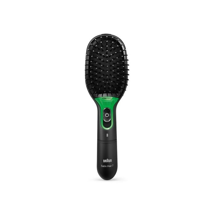 Braun Brush Alisador Hair Satin Hair 7 Iontec BR710E Iónico Black And Green