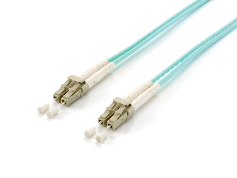 Equip Network Cable Lc-lc 25.00M Multimode Duplex OM3 Turquesa