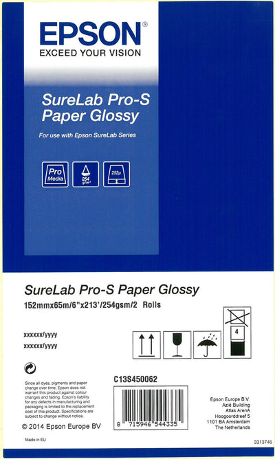 Epson Surelab Pro-s Paper Glossy Bp 6X65 2 Rolls — image 1