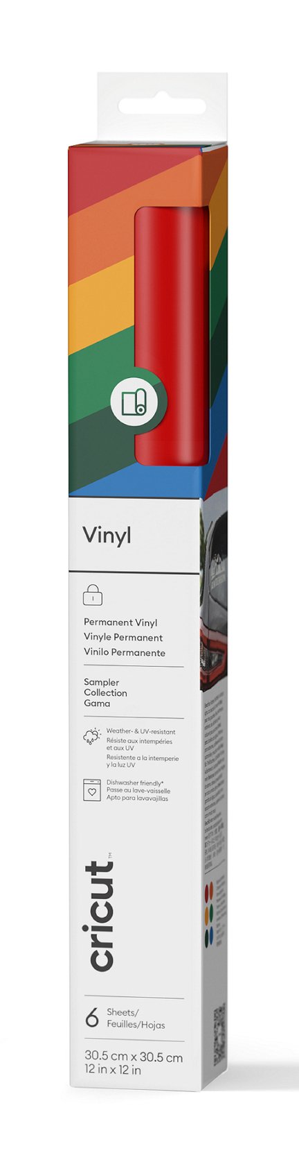 Cricut 2011337 Vinilo Transferencia Thermal Lámina Vinilo Transferencia Thermal 6 Hojas