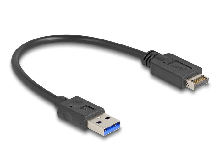 Delock USB 10Gbps USB Cable Type And Key a 20 Pin Connector Male a USB Type a Connector Male 30CM