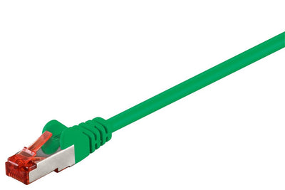 Goobay Network Cable CAT.6 1,0M Green S/FTP 2x RJ45, Pvc, Cca — image 1