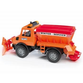 Bruder Camion Unimog MB With Quitanieves - Escala 1:16 02572 — image 1