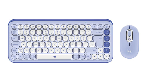 Logitech Keyboard Turco + Mouse Pop Icon Combo Lila — image 1