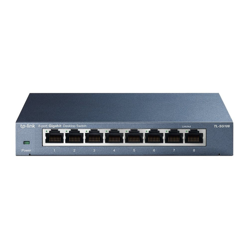 TP-Link TL-SG108 Switch No Administrado L2 Gigabit Ethernet (10/100/1000) Black