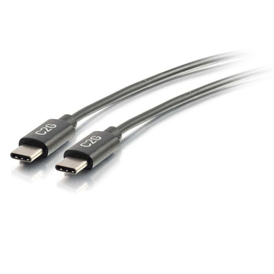 USB Cable USB-C (m) a USB-C (m) USB 2.0 3A 90CM Black — image 1
