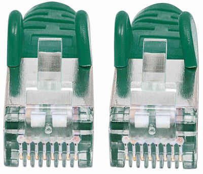 Intellinet 740715 Network Cable 1M CAT.7 S/FTP (s-STP) Green — image 1