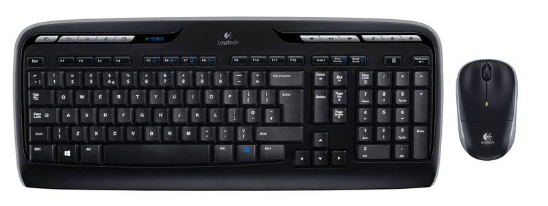 Logitech Keyboard English MK330 Internacional Wireless Combo Unifying P/N:920-003989