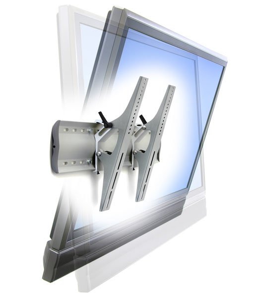 Ergotron 61-143-003 Wall Mount Screen Plana Silver