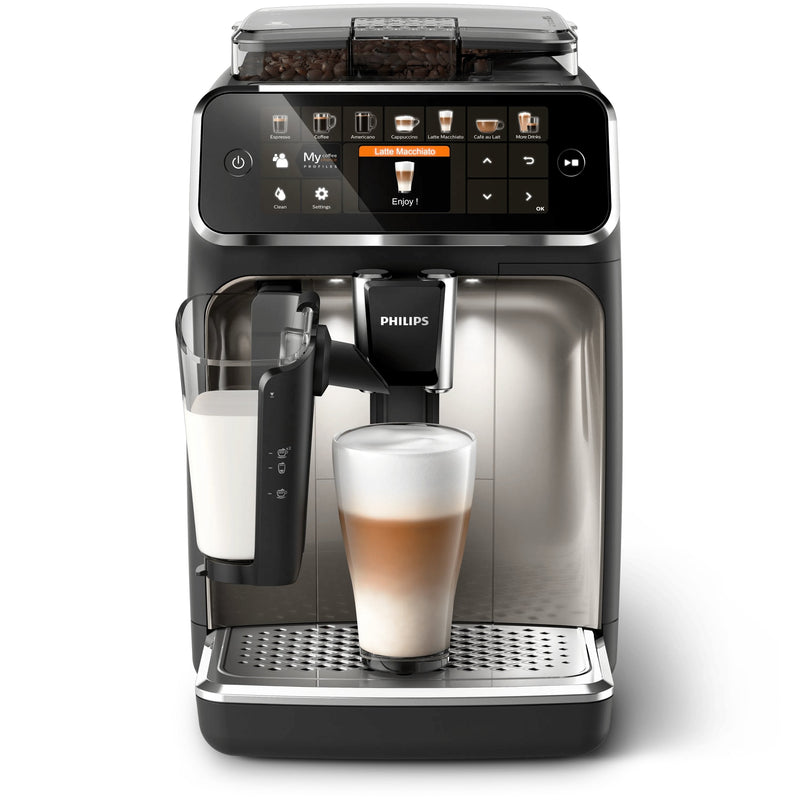 Philips Coffee Machine Automática EP5447/90 / Series 5400 Black/Silver