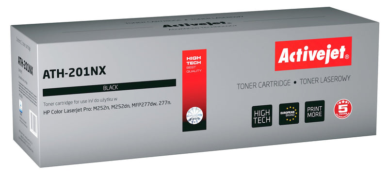 Activejet Toner ATH-201NX (reemplazo HP 201X CF400X - Supreme - 2.800 Páginas - Black