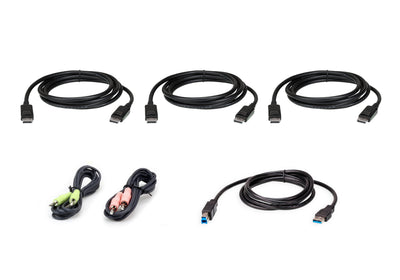 Aten Kit Cable KVM Seguro DisplayPort Triple Display USB 1,8M — image 1