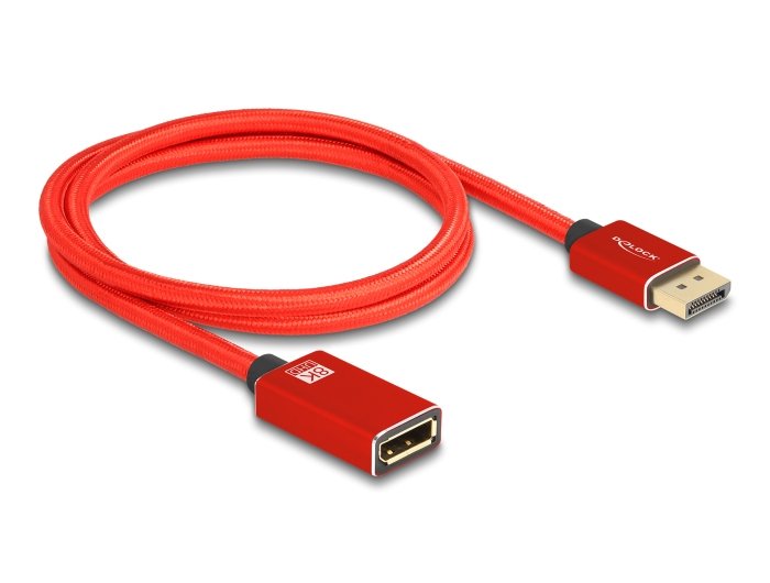 Delock Cable 81081 DisplayPort 1M Red