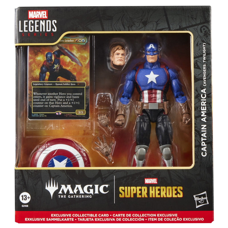 Hasbro Figure Marvel Legends Series X Magic: The Gathering Capitan America