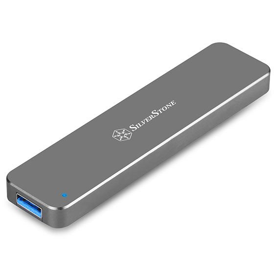Silverstone MS09 M.2 External Enclosure Unit Estado Sólido (SSD) Carbón Vegetal