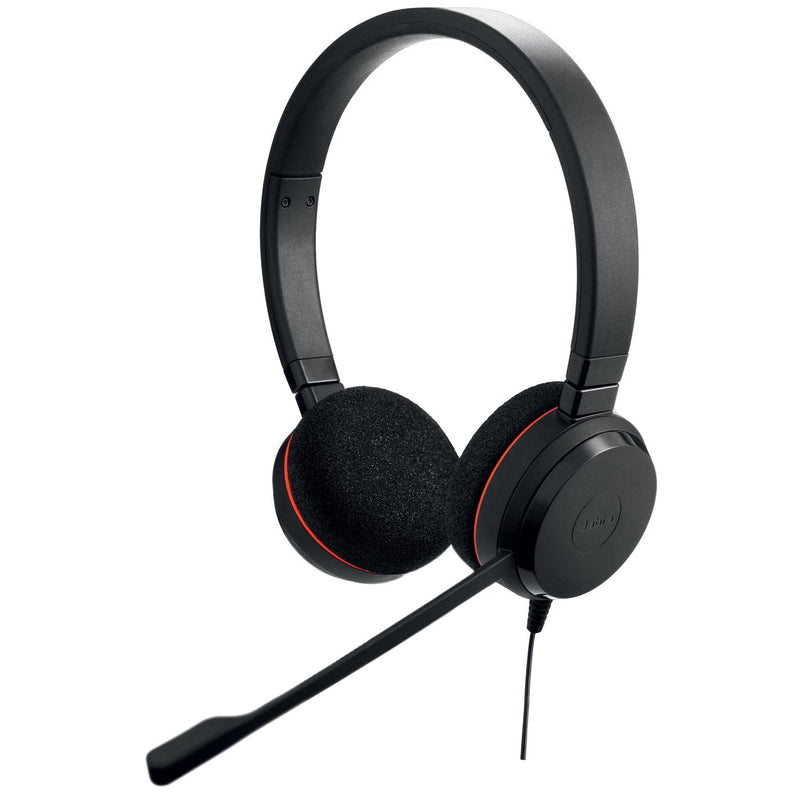 Jabra Evolve 20 - Auriculares - USB-C/a - Negro