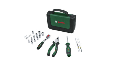 Bosch Mobility Set Of Tools Manuales, 26 Pieces (kit Tools Compacto And Laptop Tareas Bricolaje, Carra — image 1