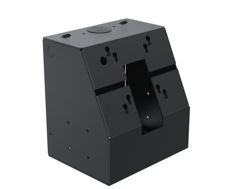 Ergonomic Solutions Spacepole Kiosk SPK110-02 Accesorio Terminal Point Of Sale Modulo Central Black Metal 75 X