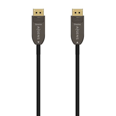 Aisens Cable DisplayPort Aoc V1.4 8K@60HZ 4K@120HZ 4:4:4 32.4Gbps - DP/M-dp/M - 30M - Black — image 1