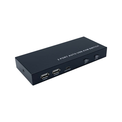 Aisens KVM HDMI 4K@60HZ USB 1U-2PC With Power Supply Power - Black — image 1