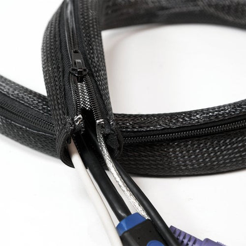Logilink Hose Cable With Zip Ø 50MM Grey 2M — image 1