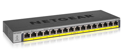 NETGEAR Switch 16PTOS 10/100/1000 Prosafe Giga 16XPOE/Housing Metallica/No Gestionable GS116PP-100EUS — image 1