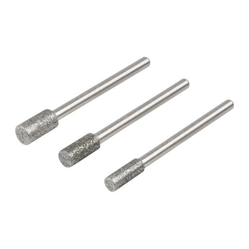 Wolfcraft Set 3 Muelas Diamante Cilíndricas 5987000