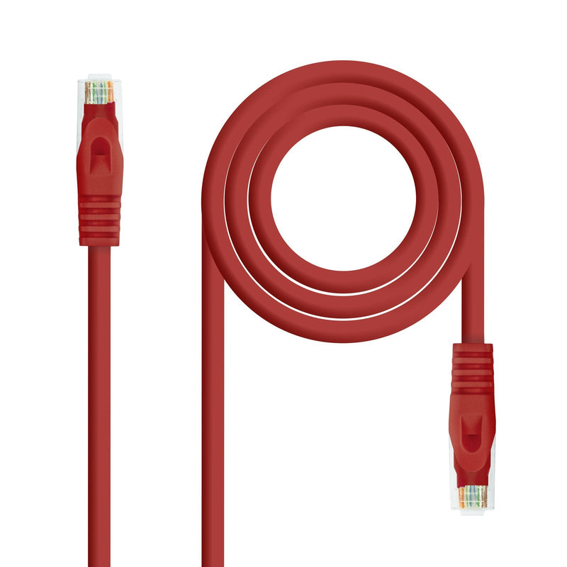 Nanocable Network Cable RJ45 Lszh CAT.6A UTP AWG24 1M - Red