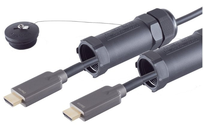 S-impuls Óptico HDMI Armored Cable 4K, 20,0M
