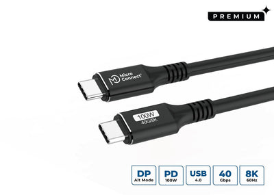 Cable Premium USB4 USB-C 2M 40Gbps, 100W — image 1