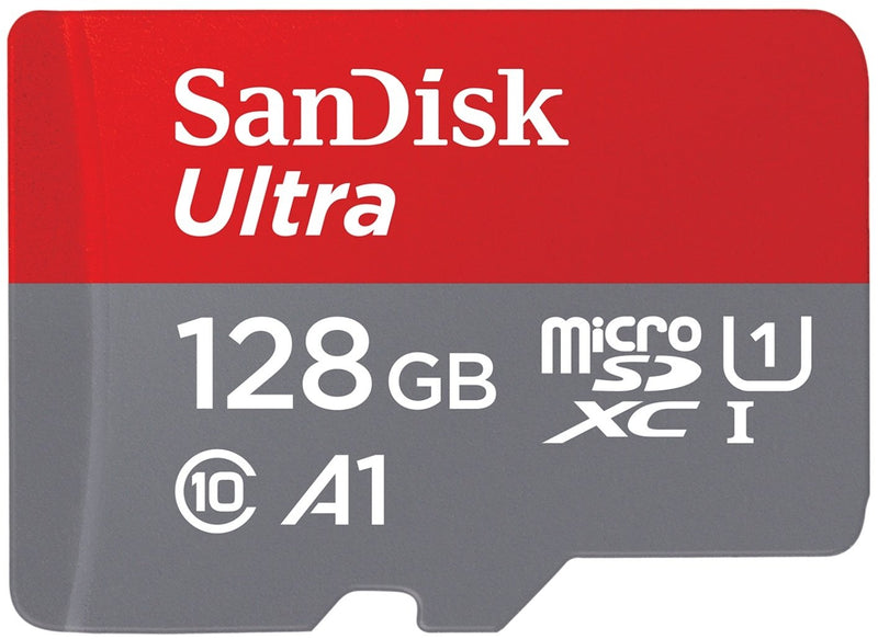 SanDisk Ultra Microsdxc 128GB + Mem SD Adapter 140MB/S A1 CLASS10 IP