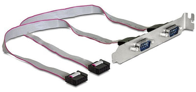 Delock Slot Bracket 2X Serial — image 1