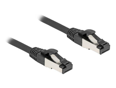 Delock Cable RJ45 Network CAT.8.1 S/FTP 0,5M Bis 40Gbps Black — image 1