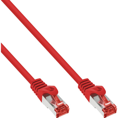 Inline Network Cable S/FTP Pimf CAT.6 250MHZ Pvc Cobre Red 30M — image 1