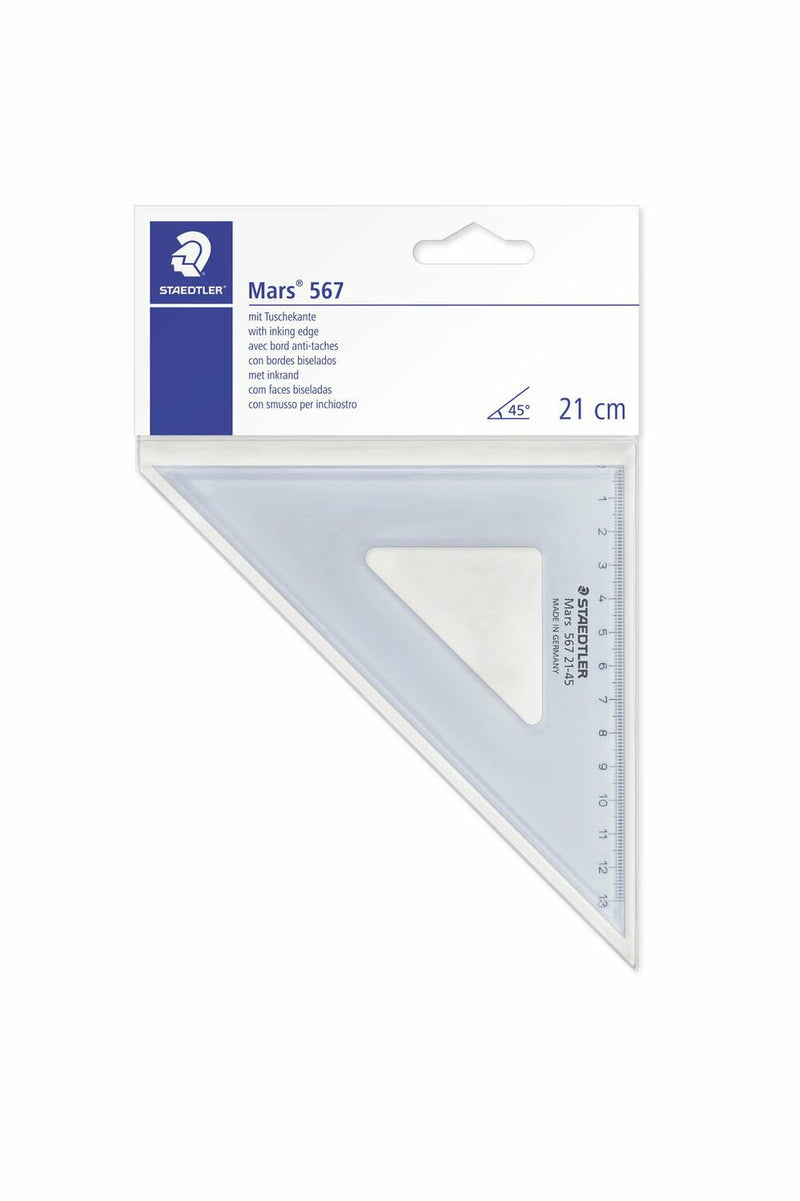 Staedtler Escuadra - 21CM, With Bordes Biselados, 45/45º (567 21-45 St)