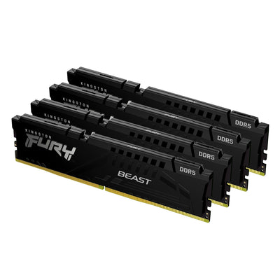 Kingston Memory Fury Beast 4X16GB 64GB 6000MT S DDR5 CL40 Black Xmp KF560C40BBK4-64 — image 1