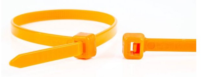 Wkk Sujeción Cables Kunmmoff Orange 300X4,8MM 100M.