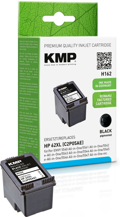 Kmp Cartridge HP C2P05AE NR.62XL Black 600S. H162 Recargado — image 1