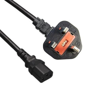 Eeconn S12A-044-01007 Cable Power Black 1,8M Netzstecker Typ G C13-KOPPLER — image 1