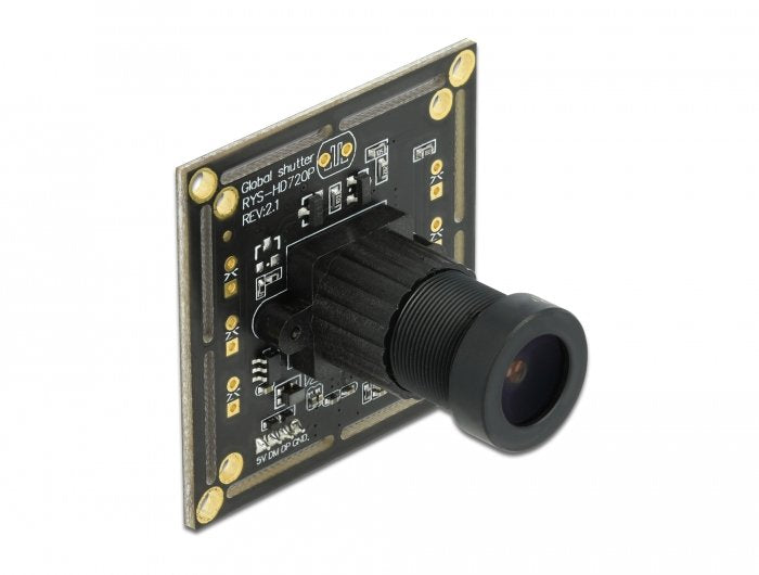 USB 2.0MÓDULO Camera With Global Shutter Black White 0,92 Megapixel 36° V6 Fixfokus